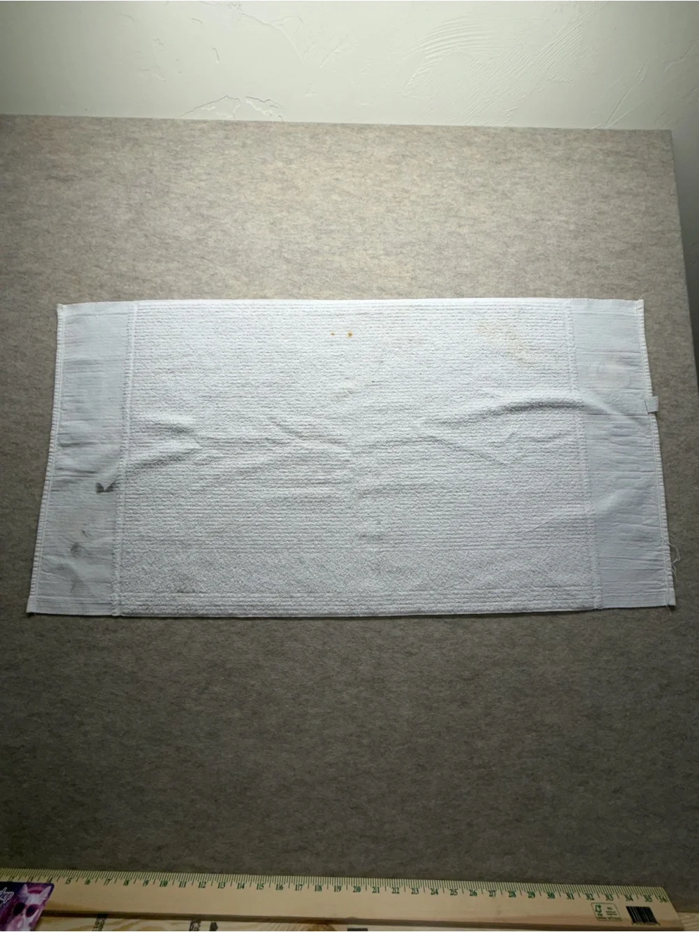 Vintage Green Bay Packers White Logo Hand Towel